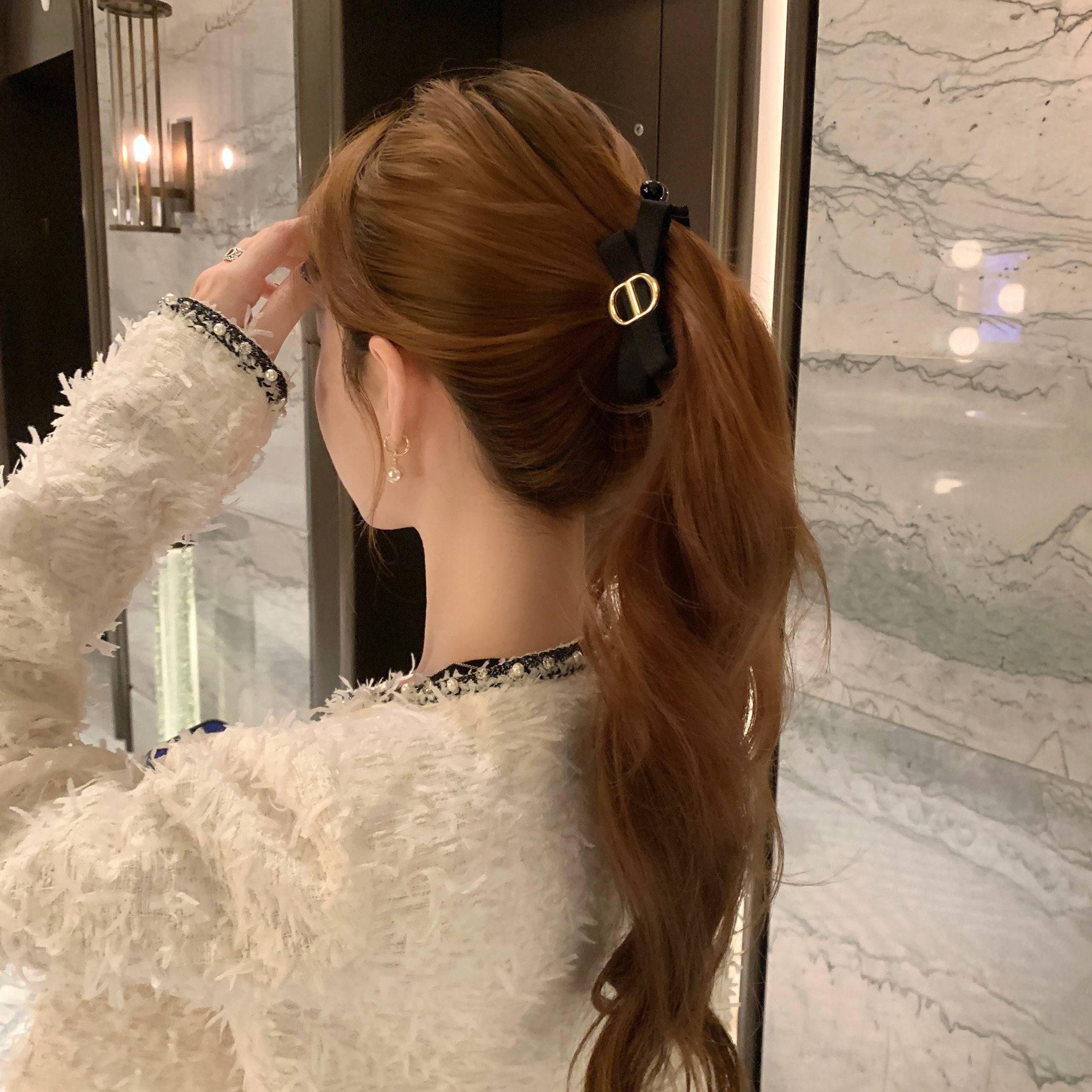 赫曼日记金标字母蝴蝶结香蕉夹