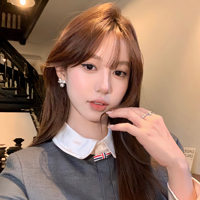 【蜜桃茶】静奢千金 蝴蝶结珍珠耳钉女秋冬2024新款精致耳环耳饰,饰品/流行首饰/时尚饰品新,耳钉,淘宝优惠券,粉丝福利购,淘宝优惠卷