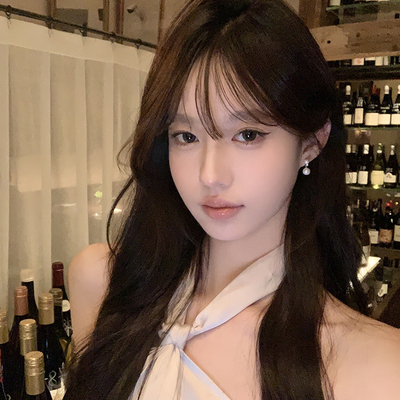 蜜桃茶珍珠锆石耳钉铂尔斯千金