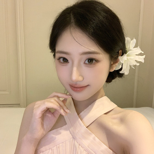 迷迭暗香新中式百合花发夹