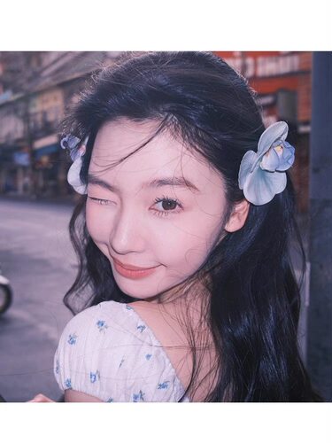 peachtea易梦玲同款蝴蝶兰发夹