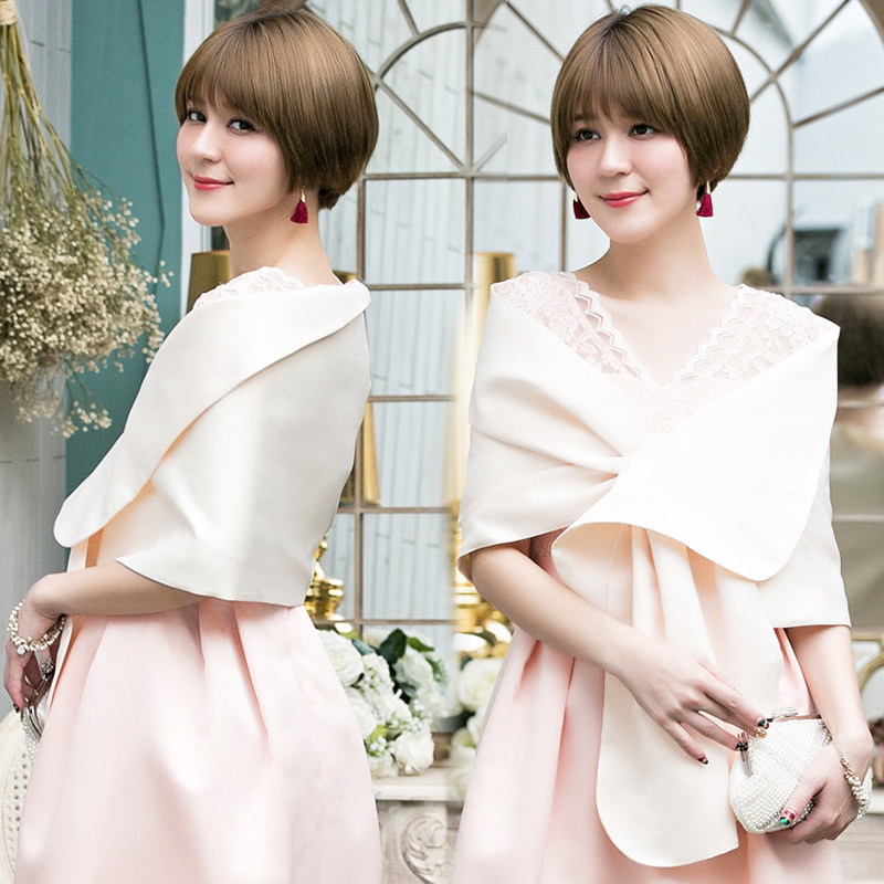 婚礼新娘小披肩旗袍外搭结婚纱外套姐妹团伴娘斗蓬披风女士88013,服饰配件/皮带/帽子/围巾,围巾/丝巾/披肩,淘宝优惠券,粉丝福利购,淘宝优惠卷