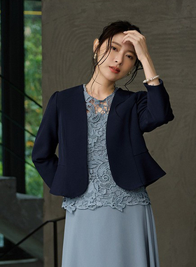 2026年春装开初小西装短外套超短款女士小披肩外搭开衫西服88818