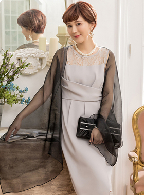 晚宴会小披肩旗袍斗篷伴娘服外搭配裙子结婚婚纱巾围巾女士88180