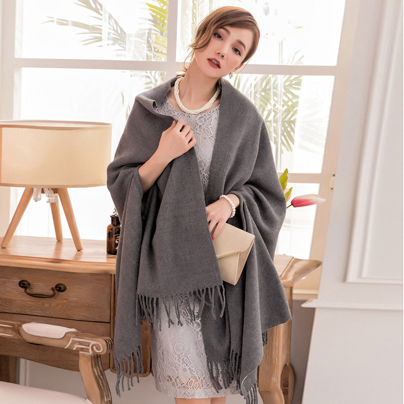 流苏大披肩女士春秋季伴娘外套新娘披风年会活动婚礼大斗篷88169