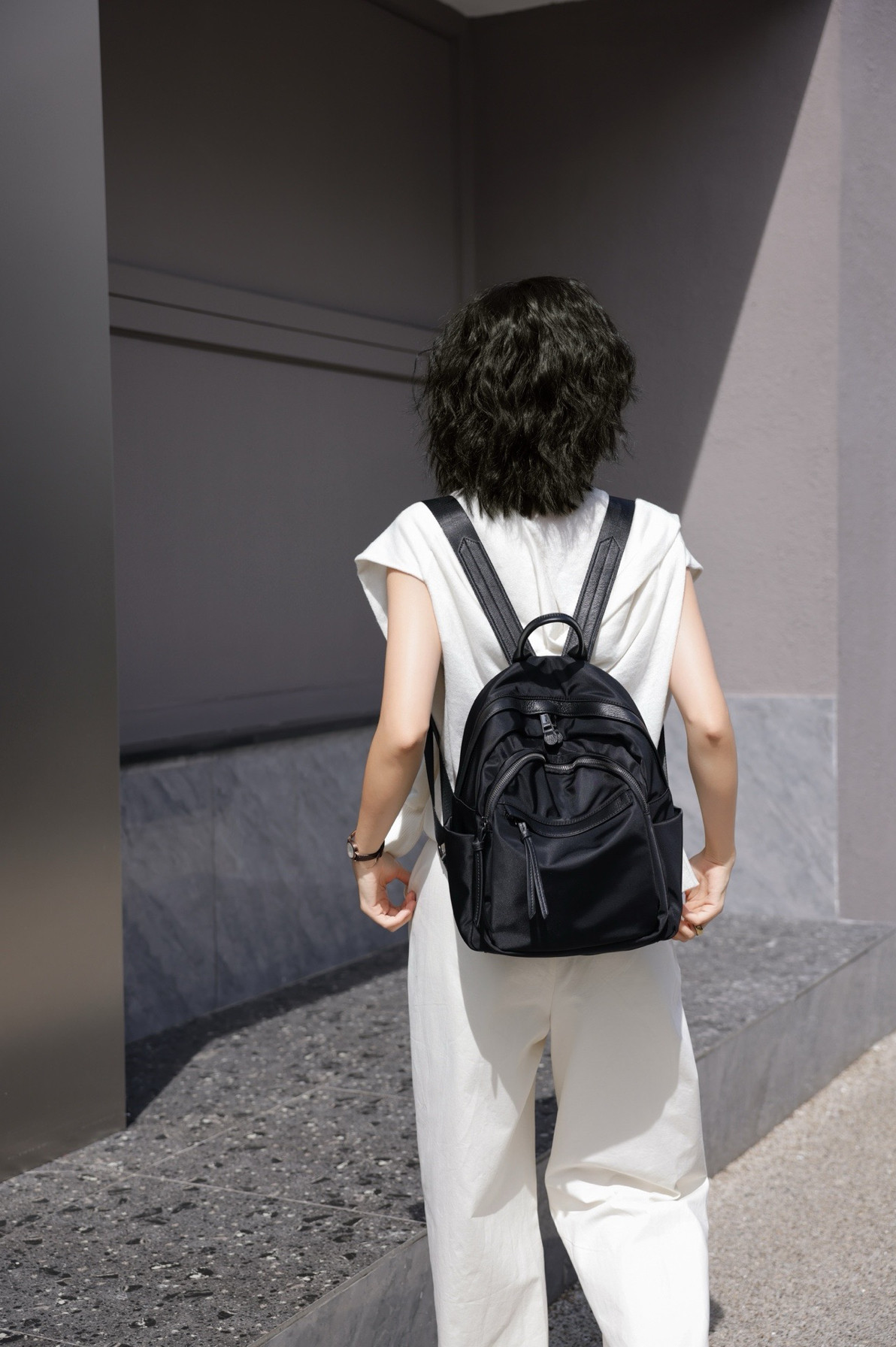 书包女生中学生高中生大学生简约百搭少女心少年感宝藏双肩背包女