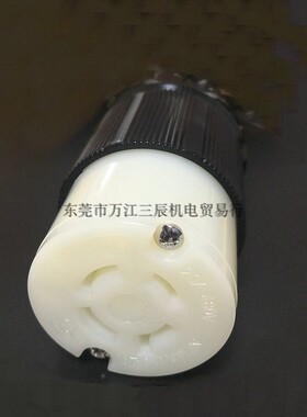 台湾嵘光连接器WJ-9422 20A480V4P 美规L16-20R工业插座UL4孔黑色