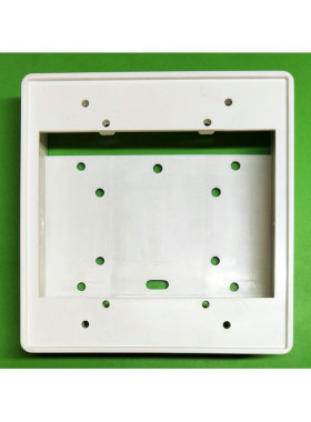 双联插座底盒116*120mm 塑料底盒替代进口WV2472 方型底盒PVC