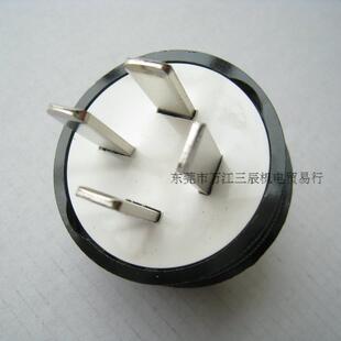 嵘光 电木工业插头WJ3420 20A250V 5KW空调电器用 OLYMPIA澳规直式
