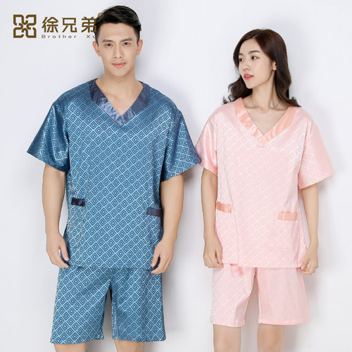 徐兄弟汗蒸服男女情侣款桑拿