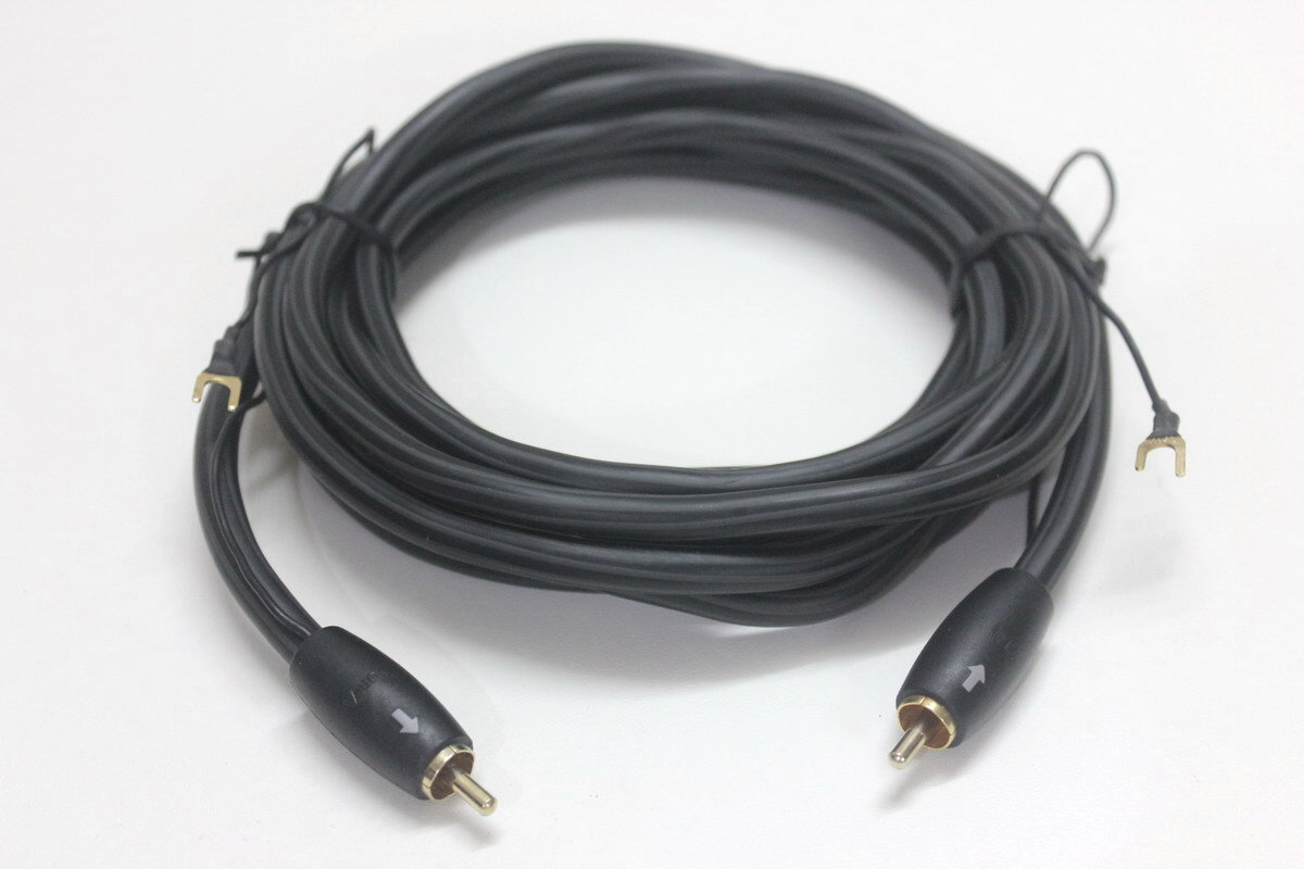 美国AQ线圣SUB-A LGC无氧铜RCA超低音炮线sub低音炮信号线3米