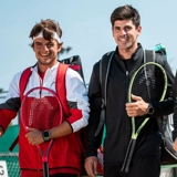 Теннисная ракетка для начинающих, профессиональный теннисный комплект для школьников подходит для мужчин и женщин, подходит для студента