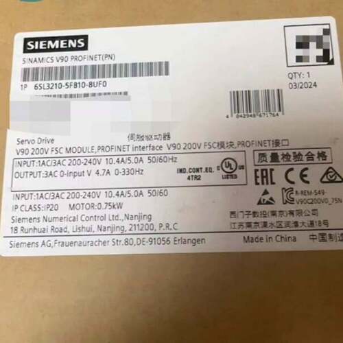 可维修6SL3210-5FB10-8UF0