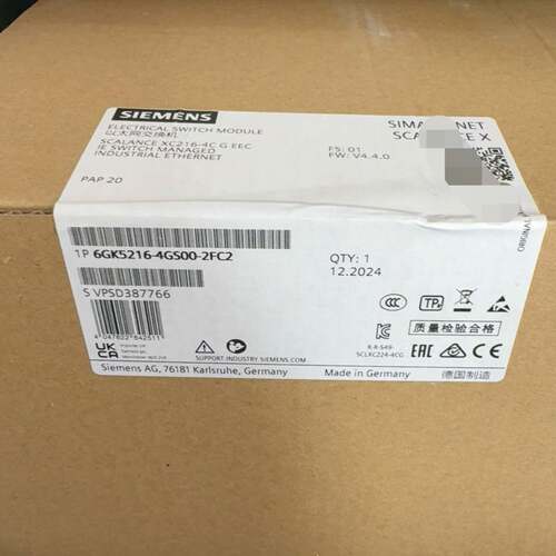 可维修6GK 5216-4GS00-2FC2 2024，密封保内