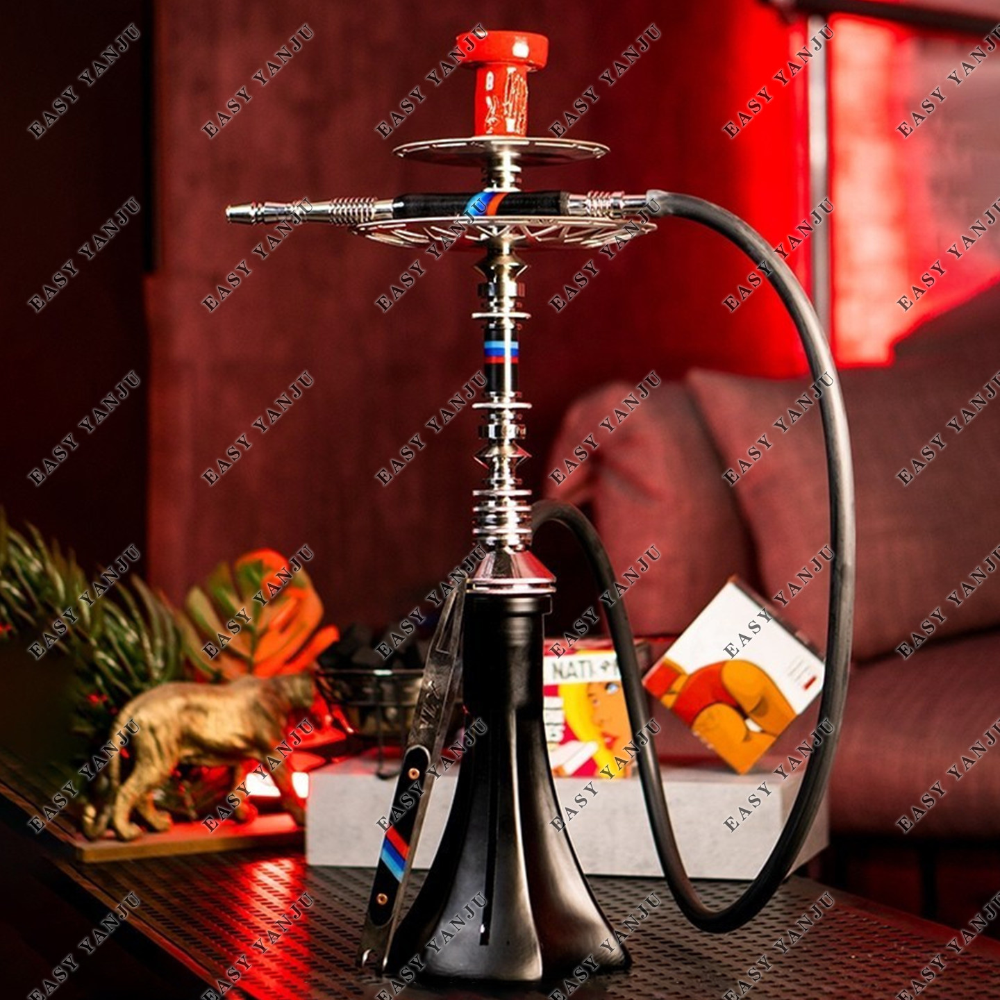 俄罗斯VZ国产不锈钢水烟壶大烟雾