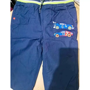 长裤 现货清仓英国blue 蓝色赛车百搭休闲裤 男童男婴 子 zoo童装