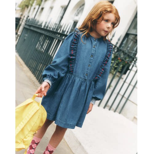 英国miniBoden代购女童连衣裙子