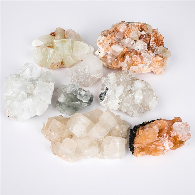 跨境新品 热销货源精美天然水晶沸石原石 裸石家居装饰品配件材料