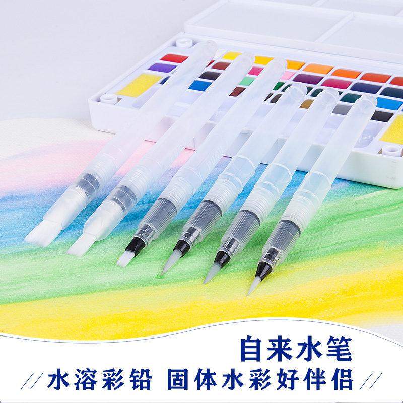 软头书法手绘固体颜料自来水笔