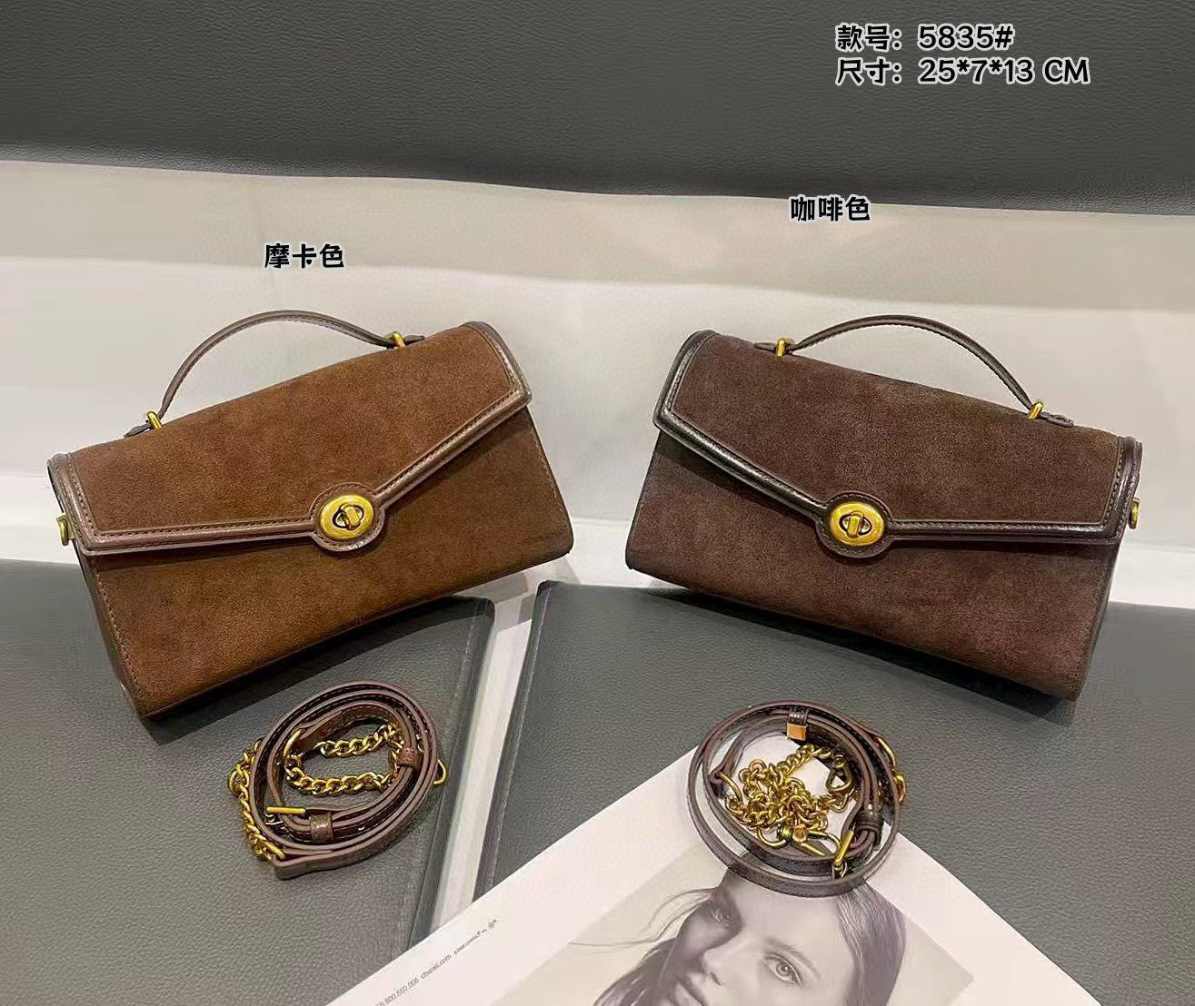 美缇磨砂皮女包2025新款手提小众高级洋气质感韩版百搭斜挎小方包