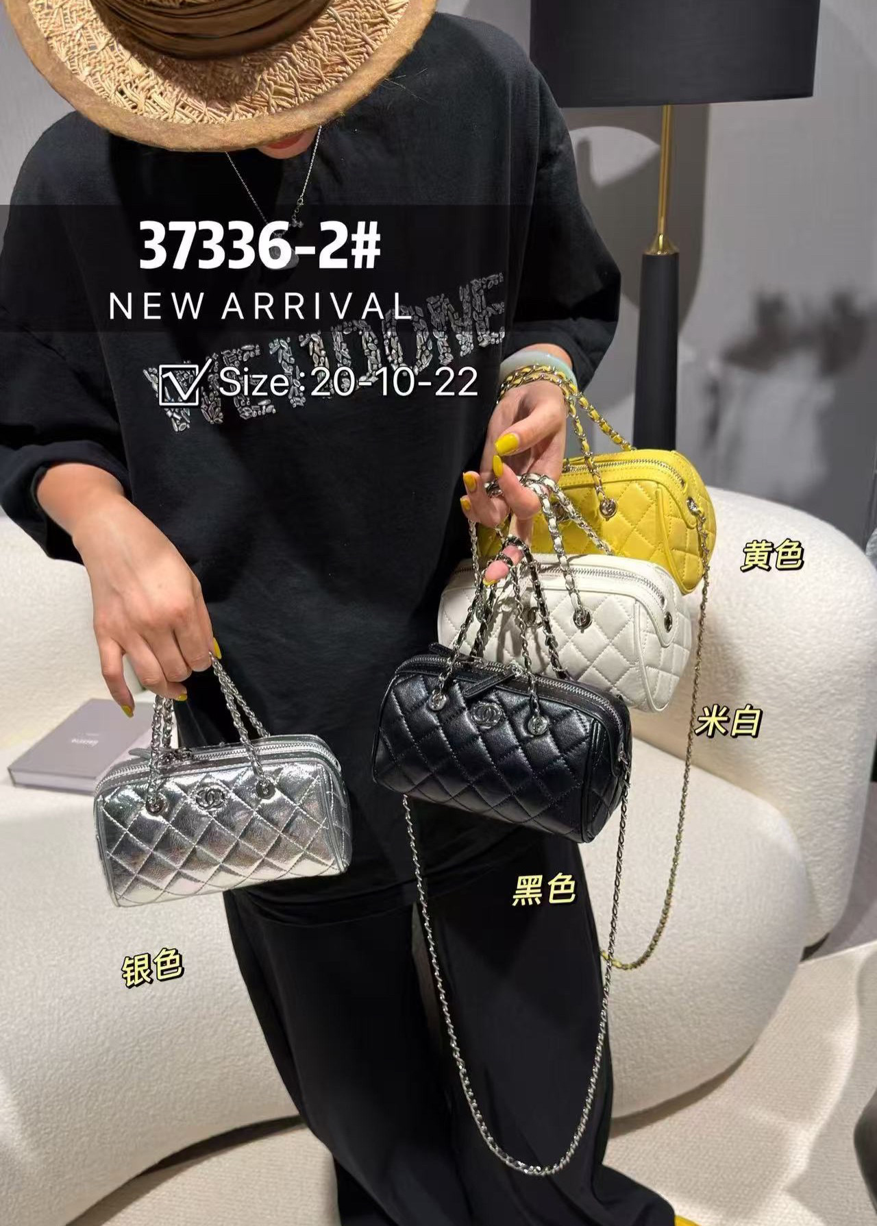 菱格链条枕头包女包2026新款时尚欧美韩版高级感百搭通勤斜挎包