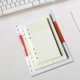 商务记事本内芯9孔6孔活页本内页a5笔记本道林纸替换内芯内页b5会议记录本可拆替换内芯a4随身日记本替换内页