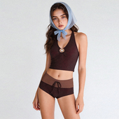 anqinwind分体两件套泳衣女款 性感显瘦度假泡温泉高级感比基尼