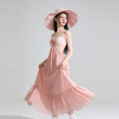 anqinwind高级绝美温泉泳衣女分体小胸聚拢显瘦度假绝美泰式泳衣