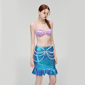 anqinwind泳衣女2024年新款 三件套性感显瘦高级感小胸聚拢比基尼