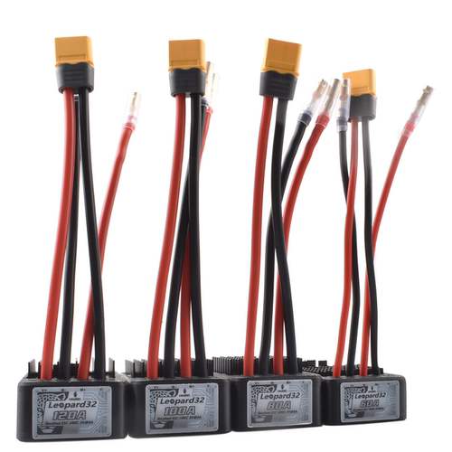 单路双向有刷电调Leopard32 60A/80A/100A/120A 32位4合一模式PWM