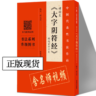 【包邮】正版现货 褚遂良《大字阴符经》精选百字卡片 河南美术出版社 程志宏 编 书法/篆刻/字帖书籍 临摹 字帖 练习教程