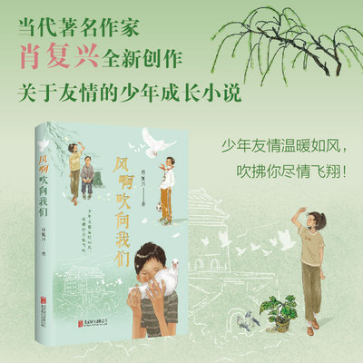【正版包邮】风啊吹向我们 当代著名作家肖复兴创作关于友情的少年成长小说少年友情温暖如风吹拂你尽情飞翔 京味儿十足的成长小说