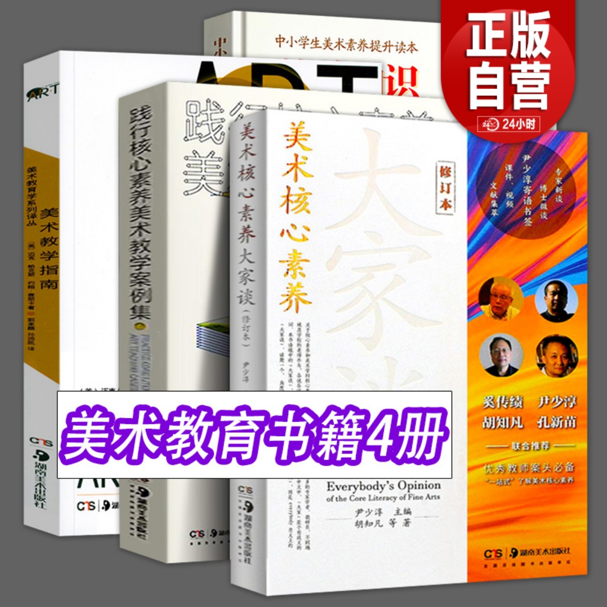 全4册美术核心素养大家谈/践行核心素养美术教学案例集/美术教学指南等中小学生美术教学法研究美术课程标准美术教师用书美育书籍