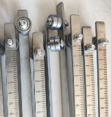 电圆锯导尺靠尺卡尺靠山不锈钢带轴承木工模板工裁板下料