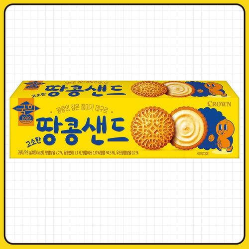 克丽安70g韩国进口花生夹心