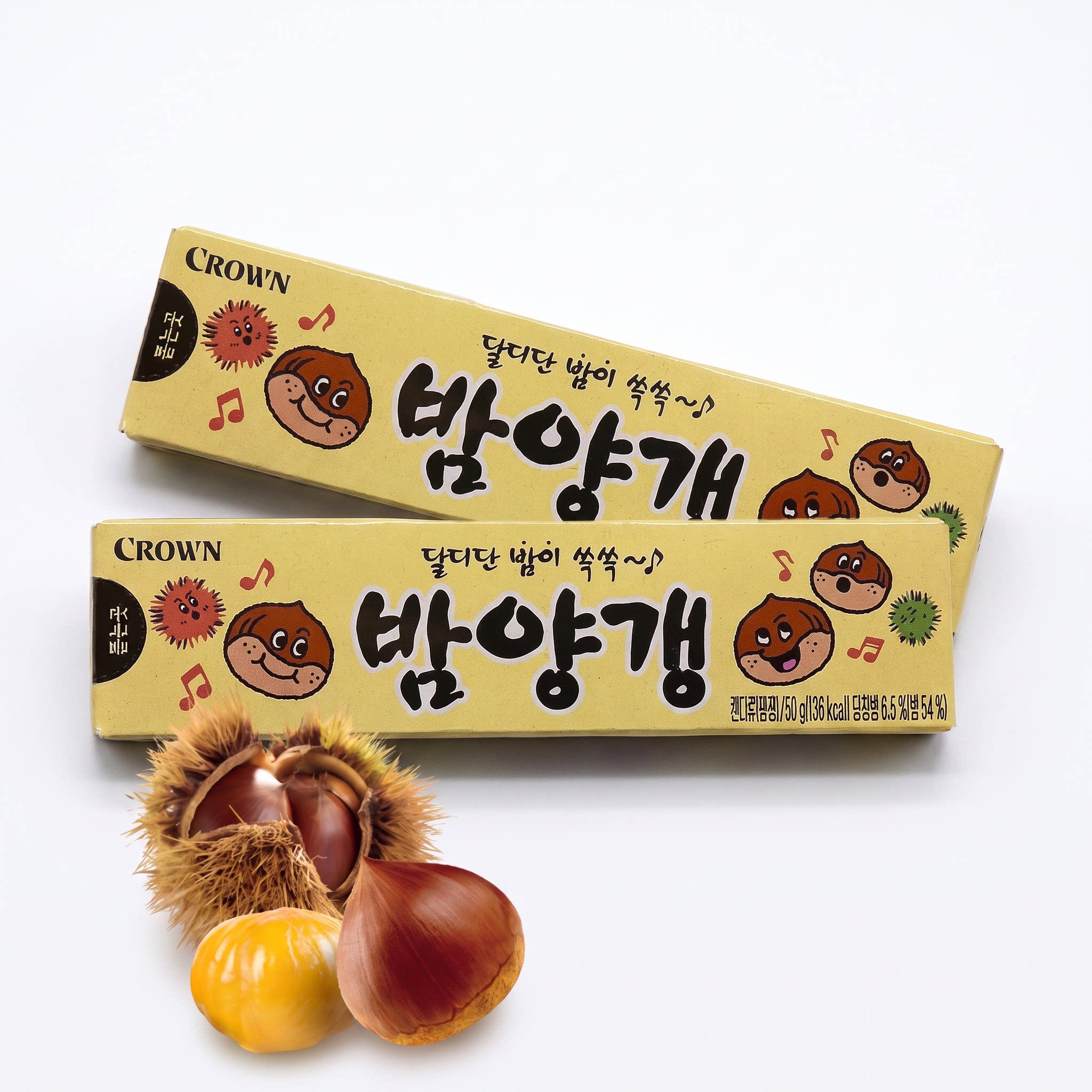 克丽安板栗羊羹50g韩国进口红豆糕传统口味孩子爱吃零食