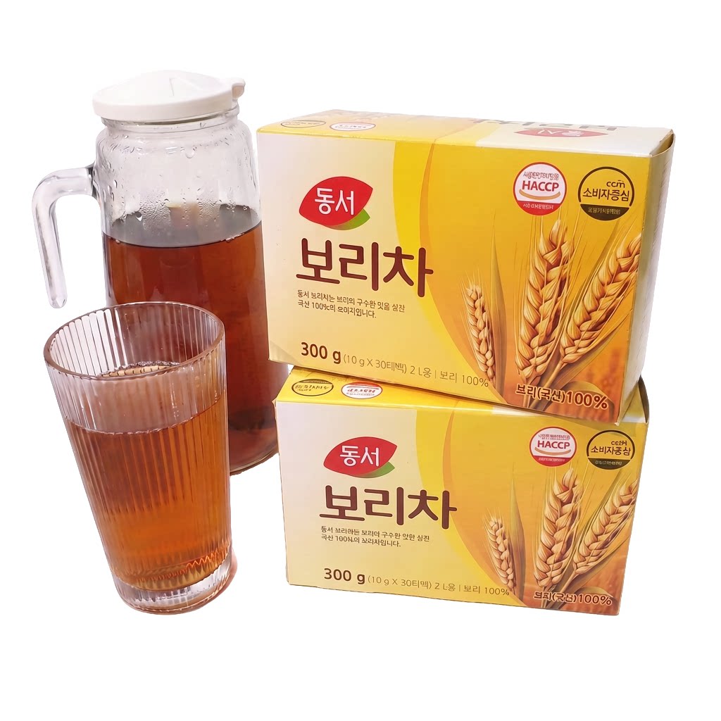 东西大麦茶300g(内含30袋)大包装一袋泡2L水韩国进口烤肉店韩餐用