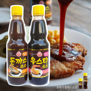 奥土基猪排调味汁415g韩国进口不倒翁猪扒汁蘸酱炸猪排沙司辣酱油