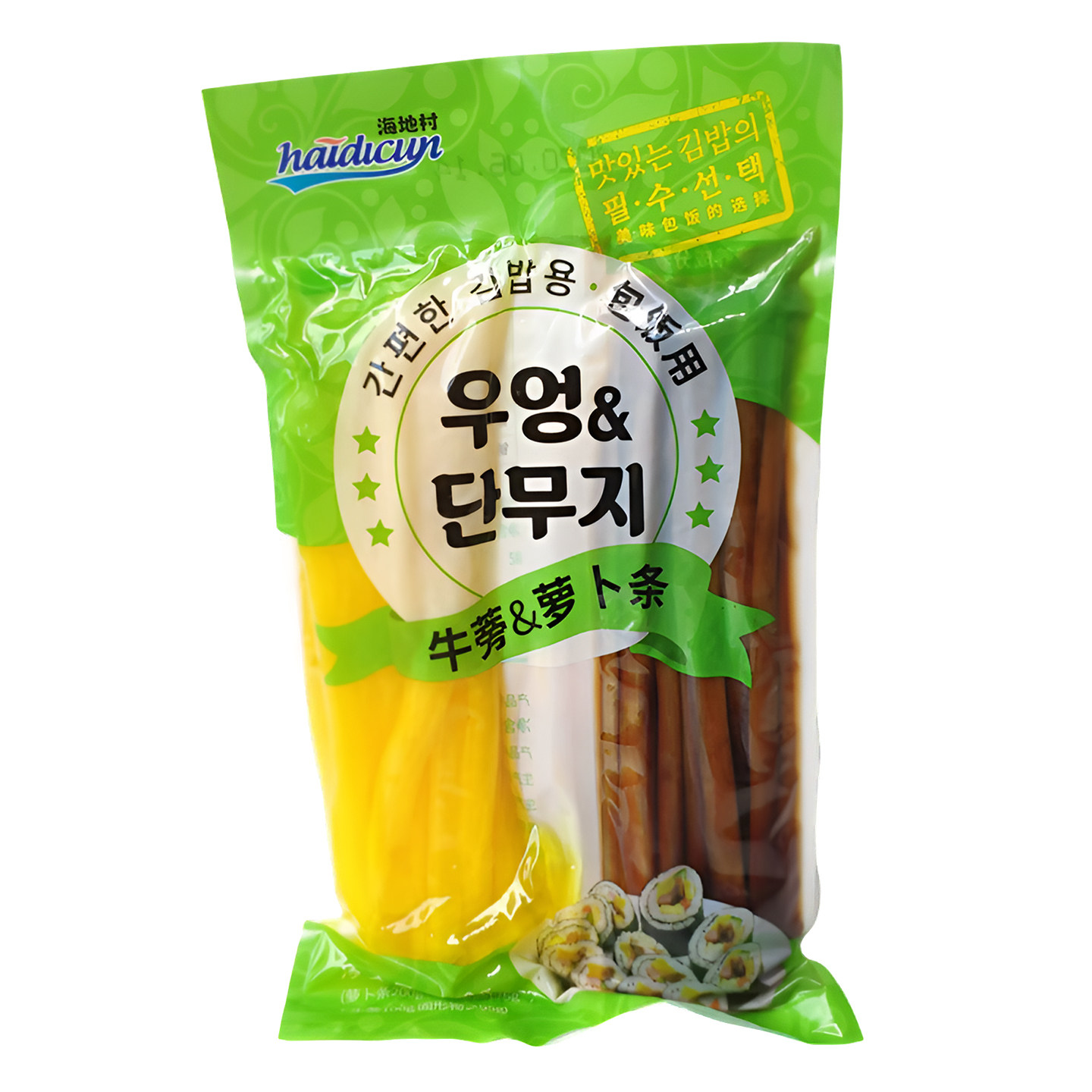 牛蒡/黄萝卜组合装300g紫菜包饭寿司饭团专用韩国韩式料理