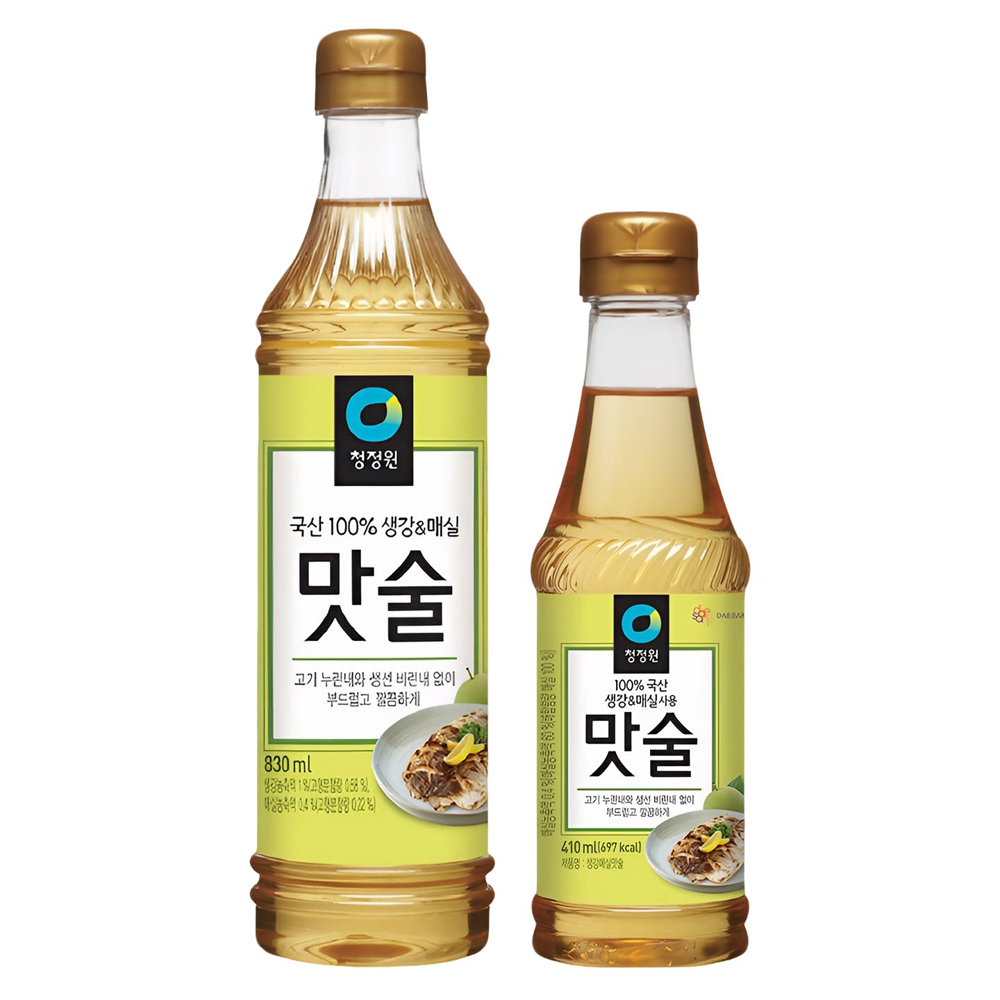 清净园料酒生姜青梅调味汁410ml韩国进口鱼去腥肉去膻味好用独特
