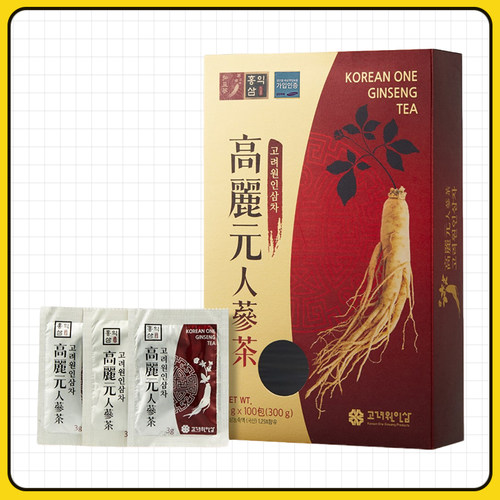 高丽元人参茶3g*100袋韩国进口