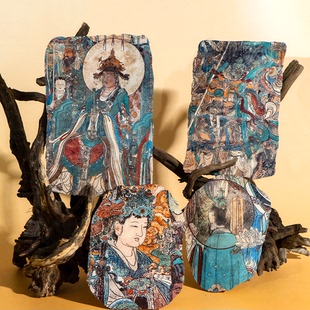 神仙志永乐宫2026年后土娘娘西王母青龙白虎灵芝玉女壁画冰箱贴