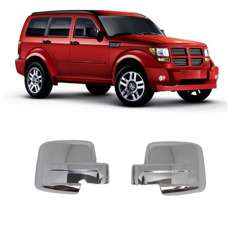 适用于07-12款道奇翼龙后视镜盖NITRO倒车镜罩nitro反光镜盖改装