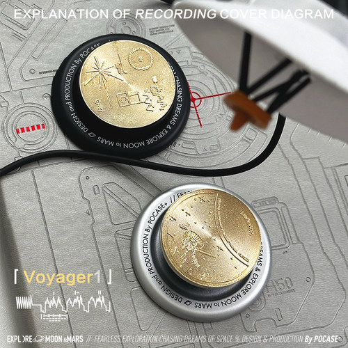 金属面盖磁吸支架POCASE旅行者号