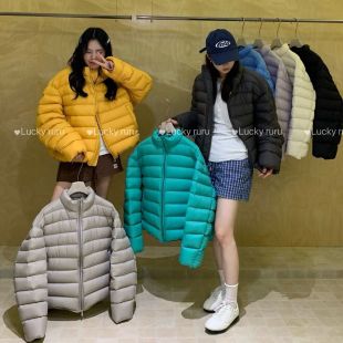 90%白鸭绒排骨款 2025冬新欧货洋气廓形轻便外套 立领羽绒服女短款