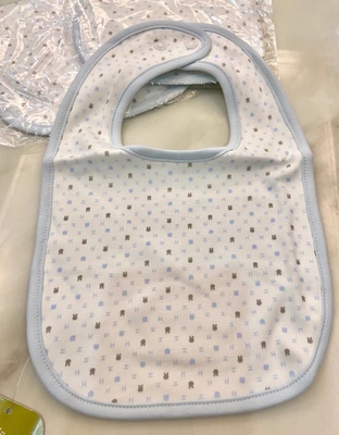 hallmark贺曼男女宝宝婴幼儿纯棉两面用围嘴大口水巾新生儿口水巾