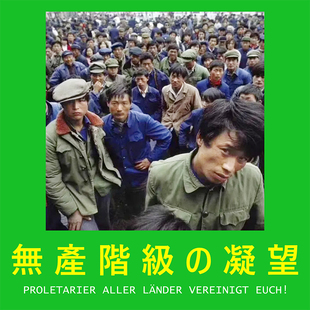 文字无产阶级的凝望印花T恤纯棉圆领宽松直筒音乐节韭菜专用色