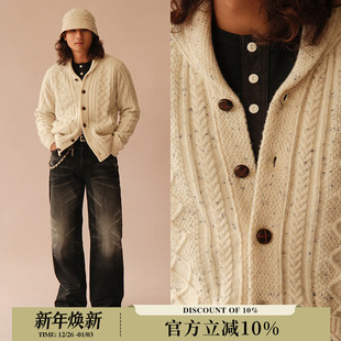 VTG系列7针羊毛混纺Ivy MBBCAR窄幅 Rugged爱伦花纱毛衣