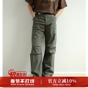 轻薄美式复古户外登山军事褶皱M65三色伞兵工装裤 MBBCAR窄幅
