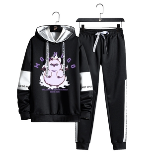 入间同学入魔了周边卫衣套装男女二次元动漫卡鲁耶格联名秋痛衣服